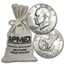 1971-1978 Clad Eisenhower Dollars $100 Face Value Bags XF-AU
