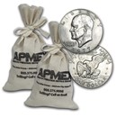 1971-1978 Clad Eisenhower Dollars $1000 Face Value Bags XF-AU