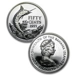 1971 Bahamas 9-Coin Proof Set (w/Box & COA)