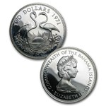1971 Bahamas 9-Coin Proof Set (w/Box & COA)