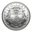 1971 Bahamas Silver $5 BU