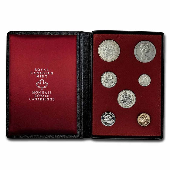 1971 Canada 7-Coin Double Dollar Specimen Set