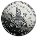 1971 Canada Silver Dollar Specimen (British Columbia)