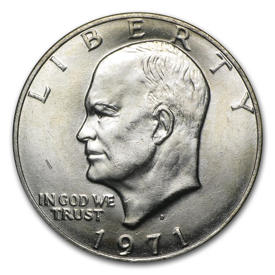 1971-D Clad Eisenhower Dollar BU