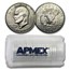 1971-D Clad Eisenhower Dollars 20-Coin Roll BU