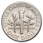 1971-D Roosevelt Dime 50-Coin Roll BU