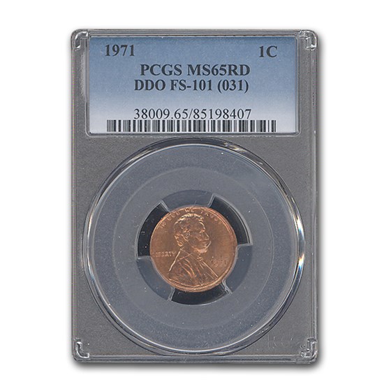 1971 Doubled Die Obverse Lincoln Cent MS-65 PCGS (Red) 1971 Doubled Die Obverse Lincoln Cent MS-65 PCGS (Red)