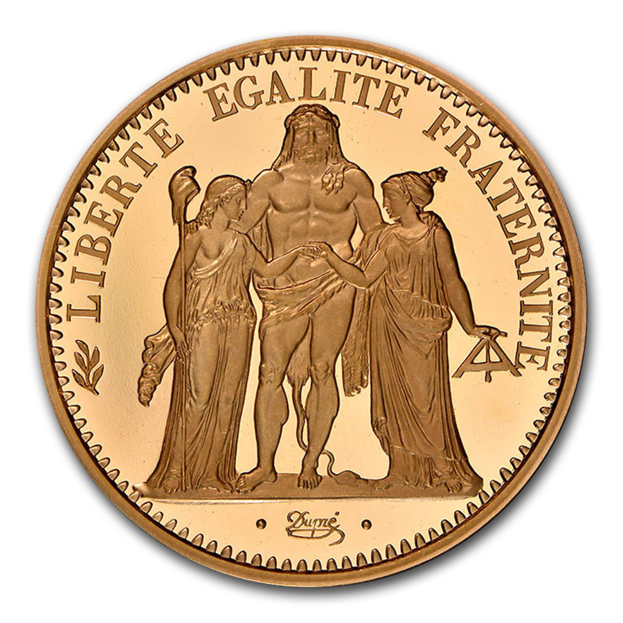 ⭐️【PCGS PR66DCAM 】ハンガリー 500Frt 聖シュテファン Buy 1971 France Gold 10 Francs Piedfort Hercules PF-69 Cameo NGC