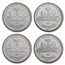1971 Haiti Silver 10 Gourdes Native American Chieftains Proof