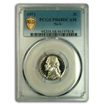 1971 Jefferson Nickel PR-68 DCAM PCGS (No S)