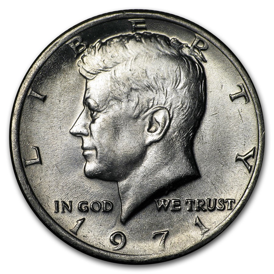 1971 Kennedy Half Dollar BU