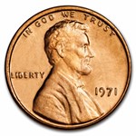 1971 Lincoln Cent 50-Coin Roll BU