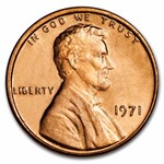 1971 Lincoln Cent BU (Red)