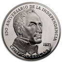1971 Panama Silver 20 Balboas Simon Bolivar Proof