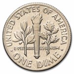 1971 Roosevelt Dime 50-Coin Roll BU