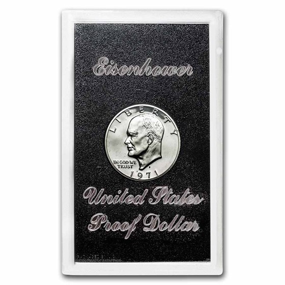 1971-S 40% Silver Eisenhower Dollar Proof (OGP) 1971-S 40% Silver Eisenhower Dollar Proof (OGP)