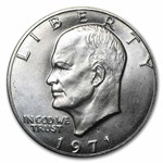 1971-S 40% Silver Eisenhower Dollars 20-Coin Roll BU