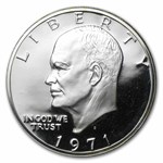 1971-S 40% Silver Eisenhower Dollars 20-Coin Roll Proof