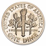 1971-S Roosevelt Dime 50-Coin Roll Proof