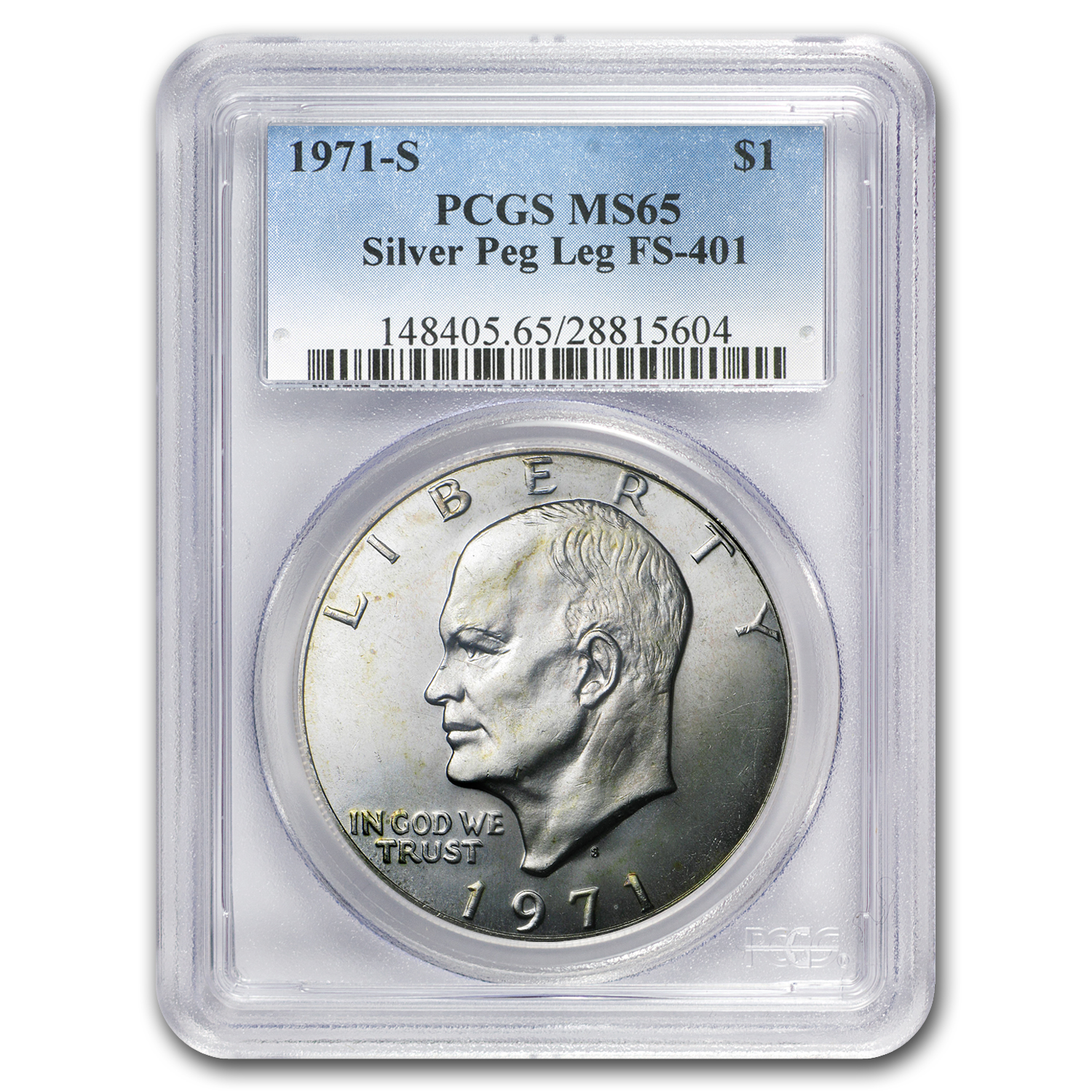 アメリカ 1971-S プルーフ 1Dollar 銀貨 1971-S $1 Type 1 Reverse Silver, DCAM (Proof) Ike Dollar - PCGS