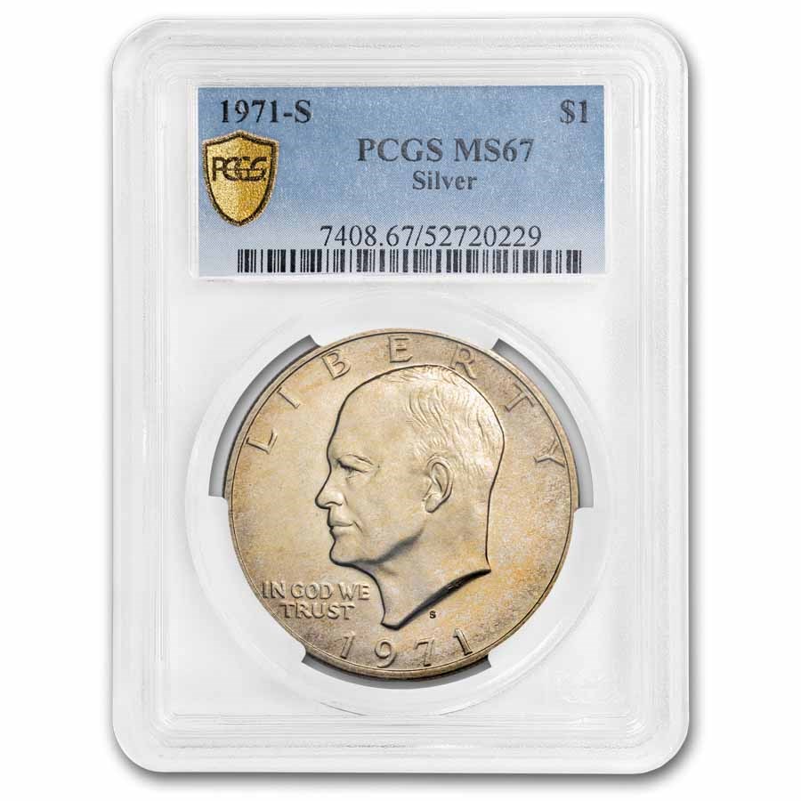 1971-S Silver Eisenhower Dollar MS-67 PCGS