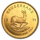 1971 South Africa 1 oz Gold Krugerrand BU