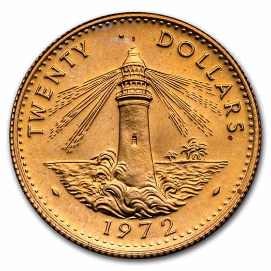 1972 Bahamas 2-Coin Gold Proof Set (w/Box) 1972 Bahamas 2-Coin Gold Proof Set (w/Box)
