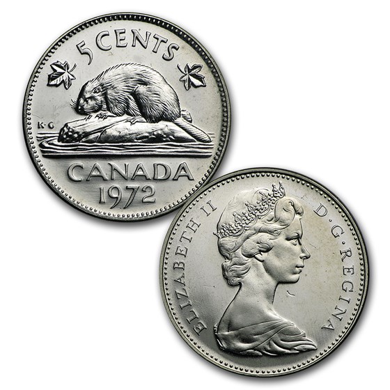 Buy 1972 Canada 7 Coin Nickel Custom Set Red Case APMEX