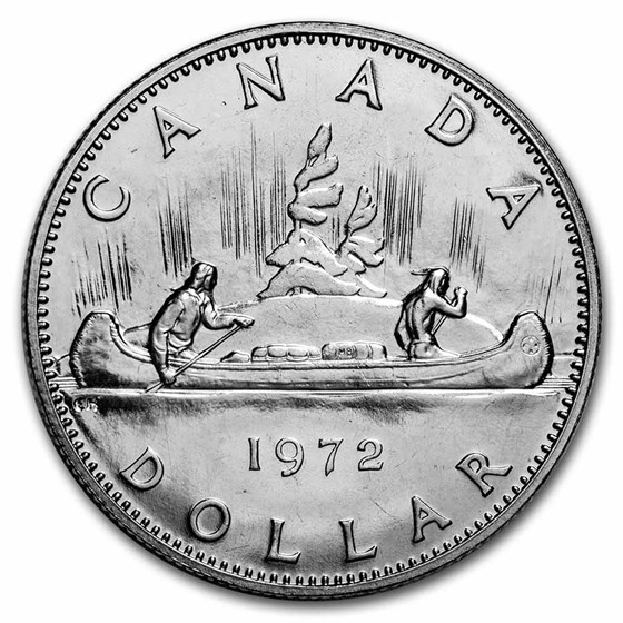 1972 Canada Nickel Dollar BU/Prooflike