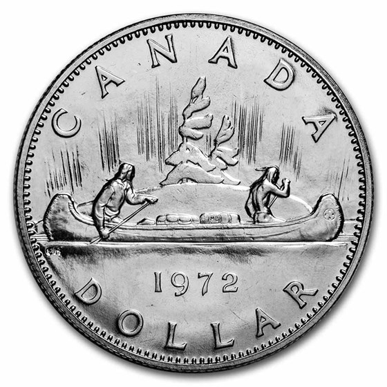1972 Canada Nickel Dollar BU/Prooflike 1972 Canada Nickel Dollar BU/Prooflike
