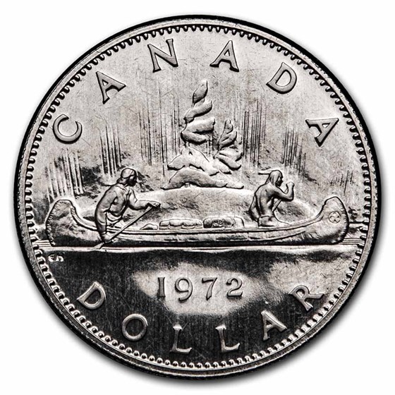 1972 Canada Nickel Dollar Voyageur Prooflike (Original box pkg) 1972 Canada Nickel Dollar Voyageur Prooflike (Original box pkg)