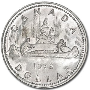 1972 Canada Silver Dollar Specimen (Voyager) 1972 Canada Silver Dollar Specimen (Voyager)
