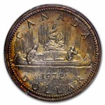 1972 Canada Silver Dollar Voyager SP-67 (Beautifully Toned)