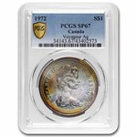 1972 Canada Silver Dollar Voyager SP-67 (Beautifully Toned)