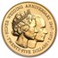 1972 Cayman Islands Gold $25 BU (25th Anniversary)