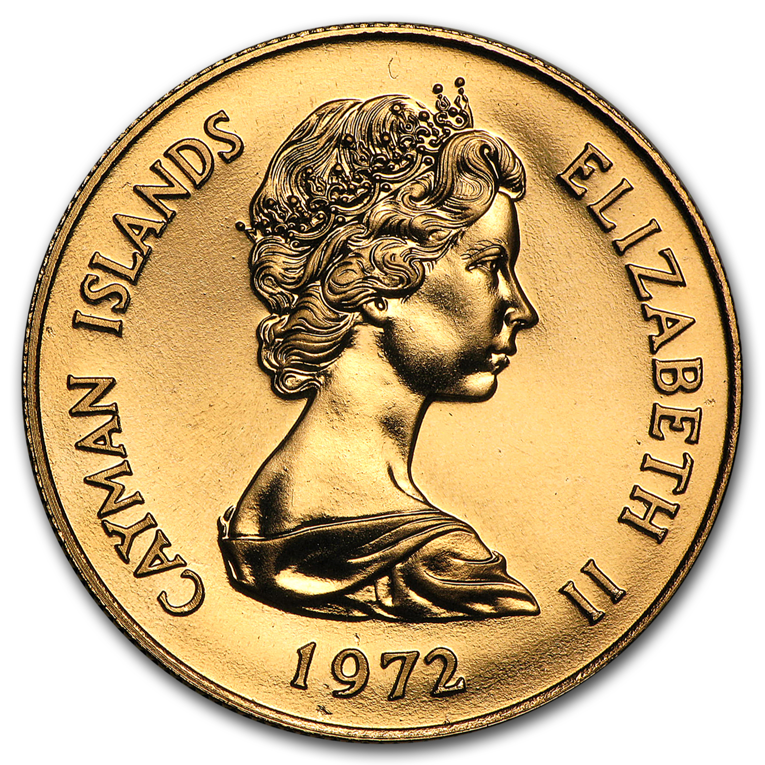 純金「ガイガン」（1972）ゴールドモデル（K18イエローゴールド） 1972-cayman-islands-proof-gold