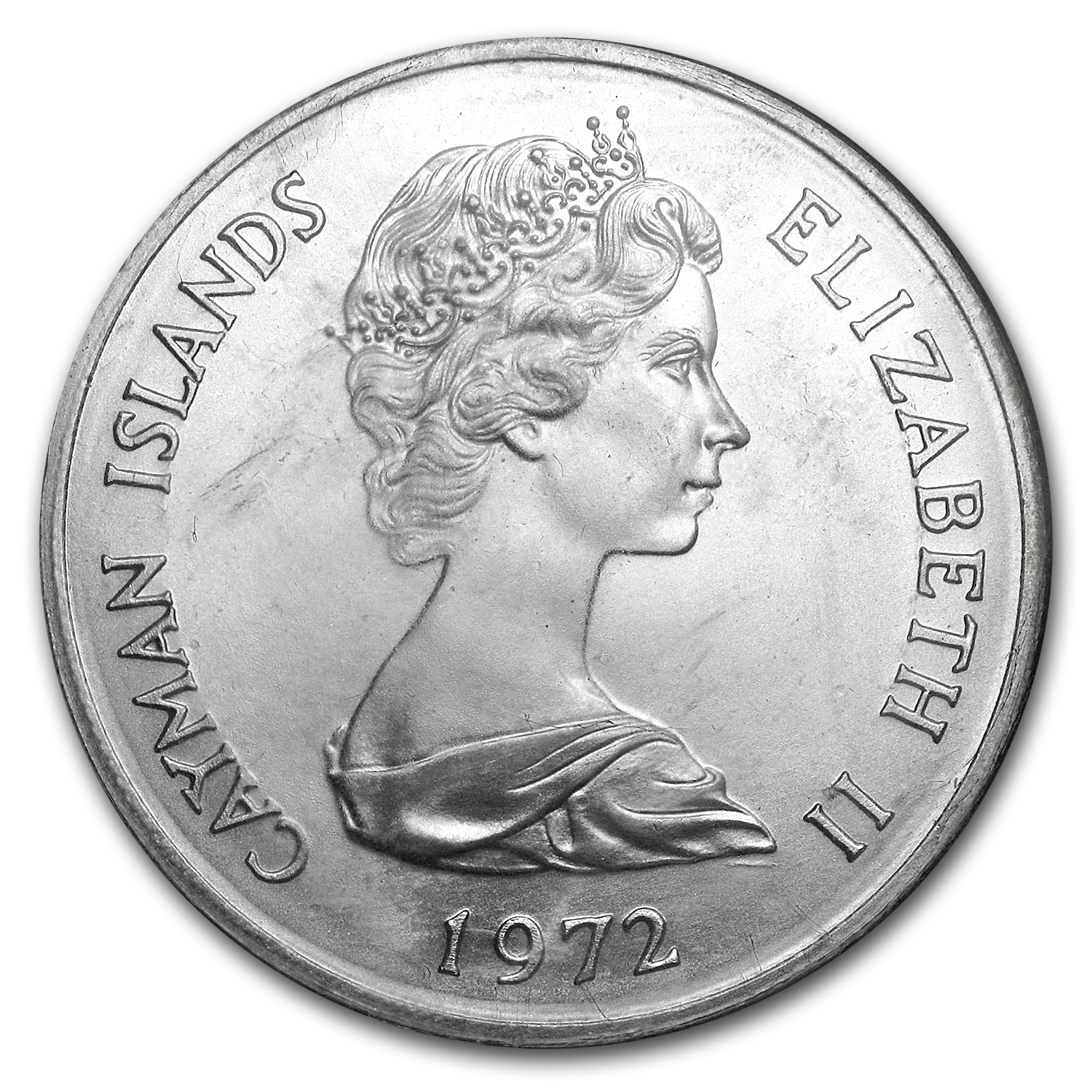 Buy 1972 Cayman Islands Silver $25 Silver Wedding BU | APMEX