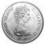 1972 Cayman Islands Silver $25 Silver Wedding BU