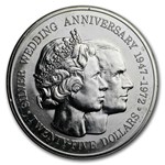 1972 Cayman Islands Silver $25 Silver Wedding Proof