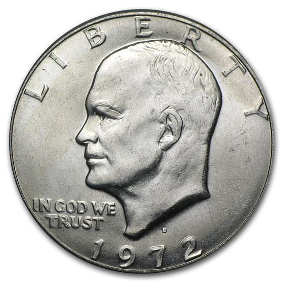1972-D Clad Eisenhower Dollar BU