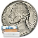 1972-D Jefferson Nickel 40-Coin Roll BU
