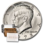 1972-D Kennedy Half Dollar 20-Coin Roll BU