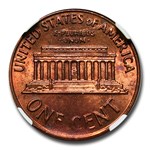 1972-D Lincoln Cent MS-64 NGC (RB, Obverse Die Break)