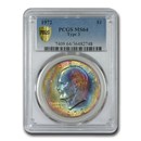 1972 Eisenhower Dollar MS-64 PCGS (Type-III, Beautiful Toning) 1972 Eisenhower Dollar MS-64 PCGS (Type-III, Beautiful Toning)
