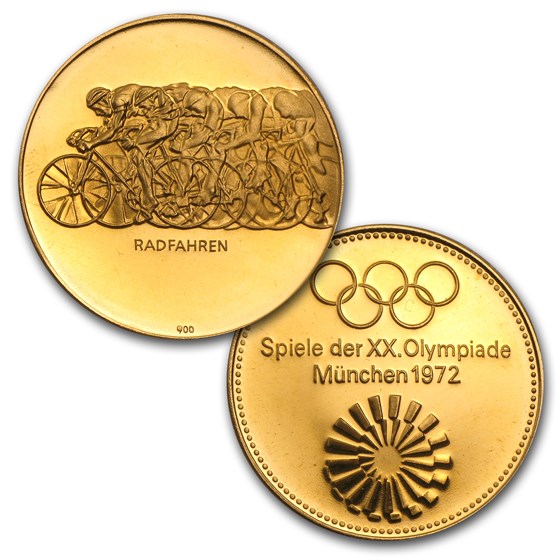 Médaille Olympique Munich 1972, 40mm, Bon état, Allemagne