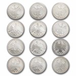1972 Germany Silver Olympic 10 Deutsche Mark 24-Coin Set