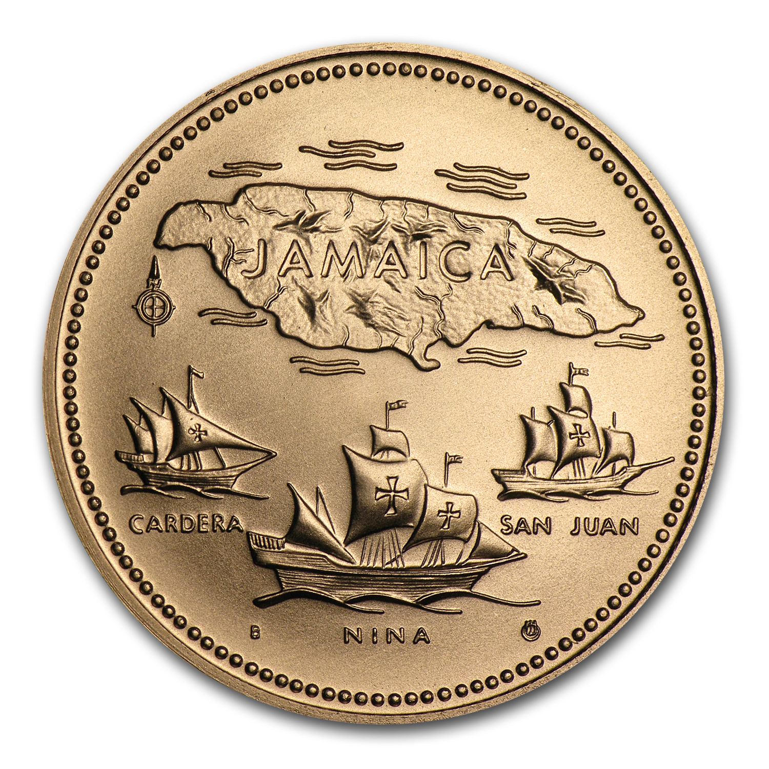 Buy 1972 Jamaica Gold 20 Dollars 10th Anniv of Independence BU | APMEX