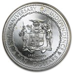 1972 Jamaica Silver $10 10th Anniversary of Independence BU