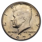 1972 Kennedy Half Dollar 20-Coin Roll BU