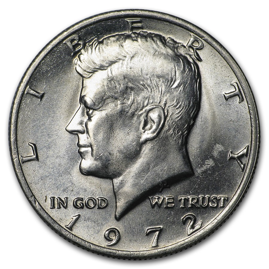 1972 Kennedy Half Dollar BU
